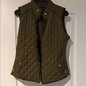 Love Tree Khaki Quilted Women's Vest